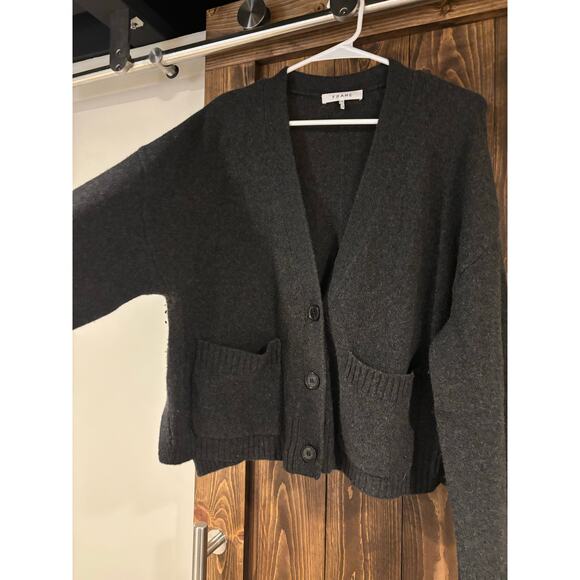 Frame Natural Luxe Cardigan - Picture 2 of 10